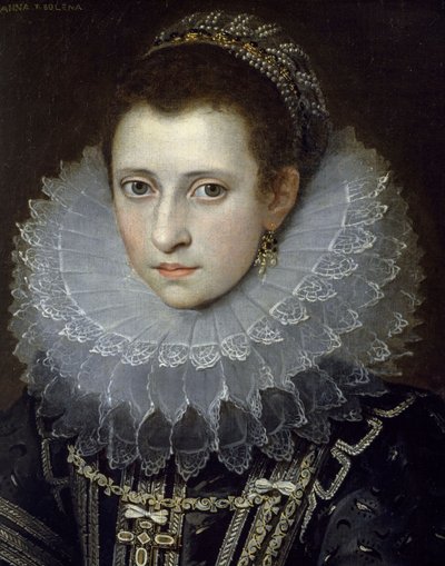 Retrato de una dama (supuestamente Ana Bolena) de Frans II Pourbus