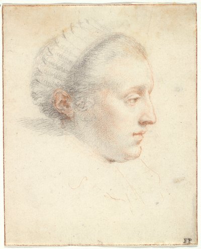 Retrato de perfil de una dama de Frans II Pourbus