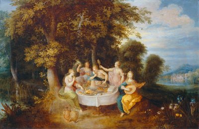 Les Cinq sens - Los cinco sentidos ... de Frans II the Younger Francken