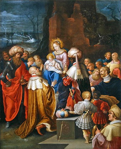 La Adoración de los Reyes Magos de Frans II the Younger Francken