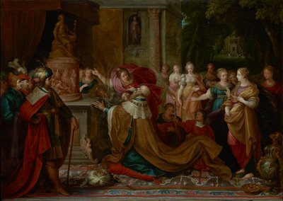 La Idolatría de Salomón de Frans II the Younger Francken