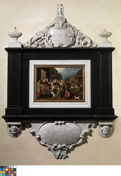 Las Siete Obras de Misericordia (óleo sobre tabla) de Frans II the Younger Francken