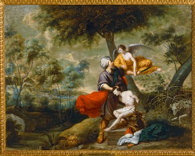 El sacrificio de Isaac ... de Frans II the Younger Francken