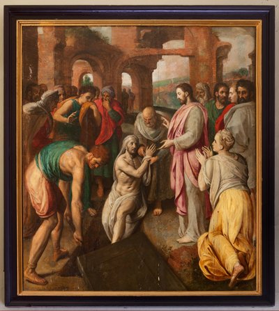Resurrección de Lázaro de Frans I Pourbus