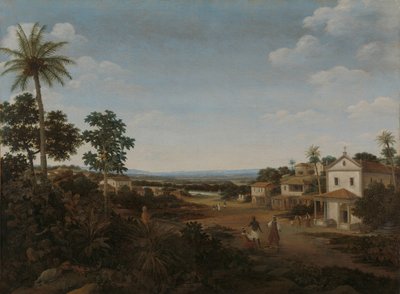 Paisaje en Brasil de Frans Post