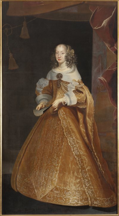 Retrato de la princesa Eleonora Gonzaga de Mantua, Nevers y Rethel, emperatriz del Sacro Imperio Romano de Frans Luyckx or Leux