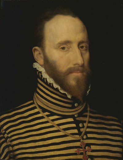 Retrato de un caballero de la Orden de Calatrava, probablemente del linaje de Sorias o Soreau (Sorel) de Frans Pourbus (I) (attributed to)