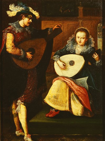 Los cinco sentidos: oído de Frans Pourbus the Younger