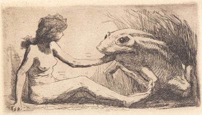 La niña con la rana de Frans Schwartz