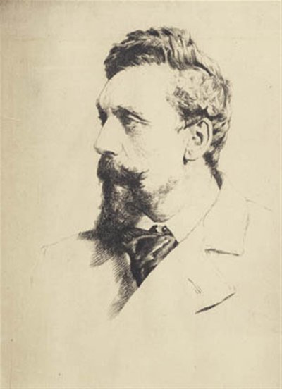 Retrato de Carl Bloch de Frans Schwartz