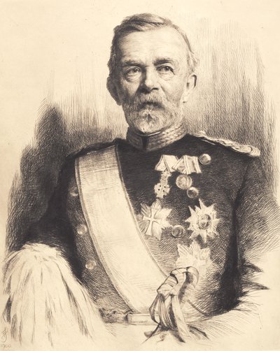 Retrato del General Mayor L. Koefoed de Frans Schwartz
