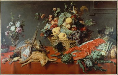 Naturaleza muerta con cesta de frutas de Frans Snyders or Snijders