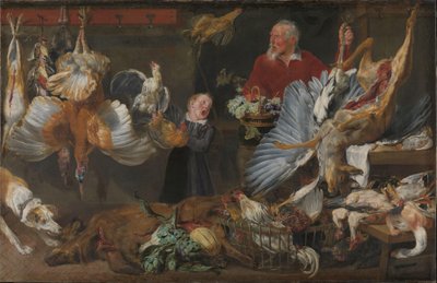 Una tienda de juegos de Frans Snyders or Snijders