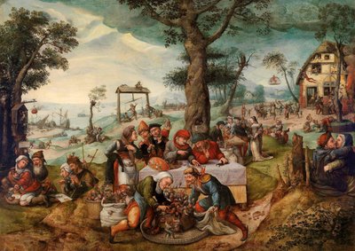 La burla de las locuras humanas de Frans Verbeeck