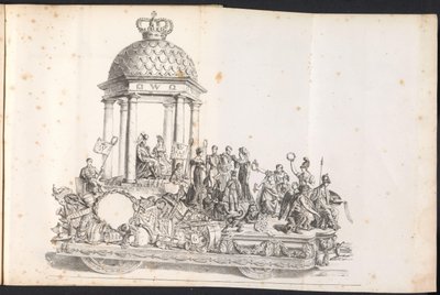 Quinta carroza en la procesión de San Rombout, 1825 de Frans Vervloet