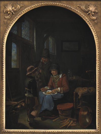 Enviando al niño por cerveza de Frans van I Mieris