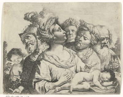 Ceres, Marte y Saturno (Las cuatro edades) de Frans van Mieris (II) (rejected attribution)