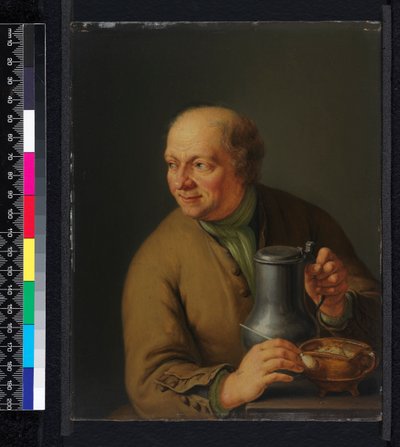 Hombre con una jarra de Frans van Mieris