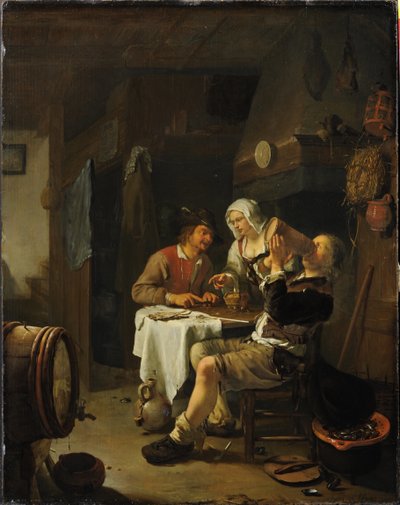 Escena de taberna de Frans van Mieris the Elder