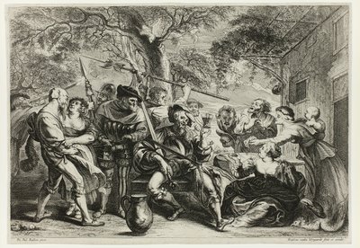 Soldados y Campesinos de Frans van den Wyngaerde