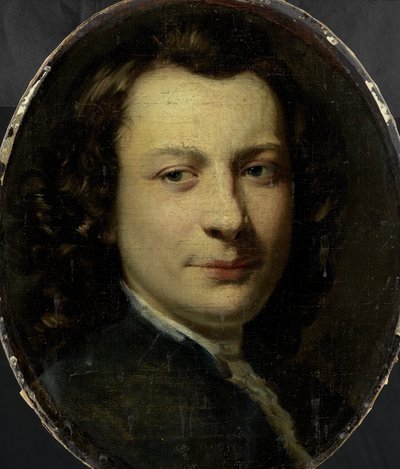 Retrato de George van der Myn, pintor de Frans van der Mijn