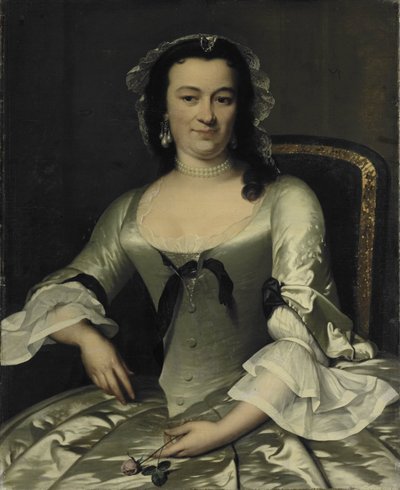 Retrato de Maria Henriëtte van de Pol, esposa de Willem Sautijn de Frans van der Mijn
