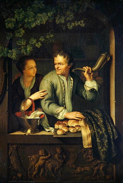 El panadero de Frans van the Younger Mieris