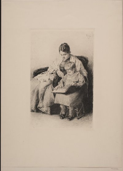 Madre e hijo de Frants Henningsen