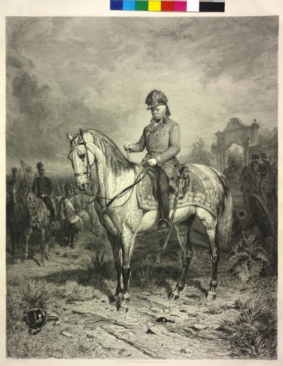 Joseph conde Radetzky de Radetz (aguafuerte) de Franz Adam