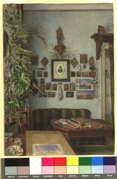 El estudio del pintor Franz Alt de Franz Alt