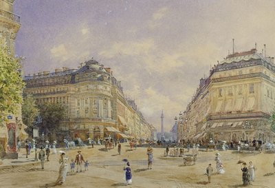 La Rue de la Paix, París, 1886 de Franz Alt