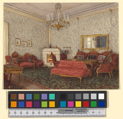 Salón de estilo rococó tardío de Franz Alt
