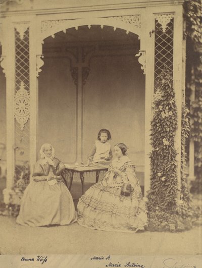 Anna Wöss, Marie y Marie Antoine, 1850s-60s de Franz Antoine