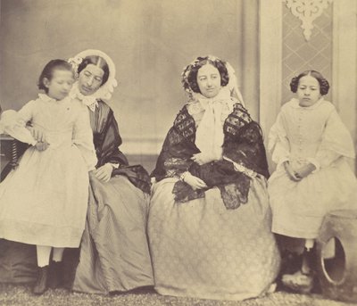 Elise Höusermann, Hermine, Marie y Marie Antoine, 1850s-60s de Franz Antoine