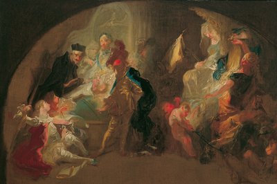 Alegoría de la educación de un caballero de Franz Anton Maulbertsch