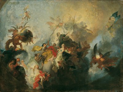 Providencia Divina y Virtudes de Franz Anton Maulbertsch