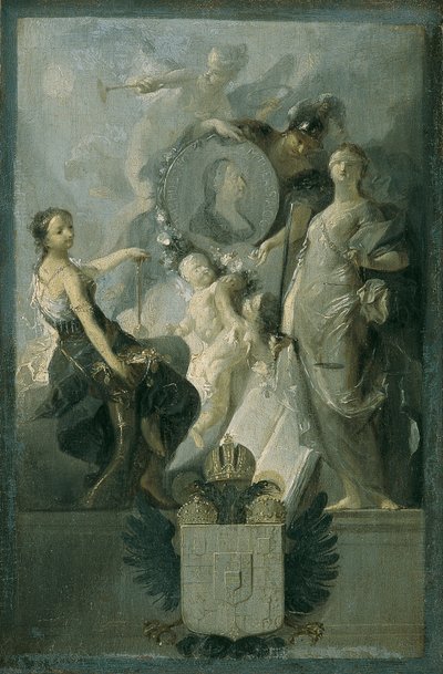 Homenaje a la emperatriz María Teresa de Franz Anton Maulbertsch