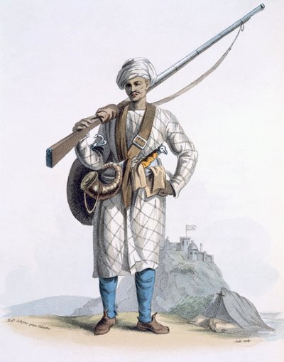 Behaleea o soldado hindú, de 