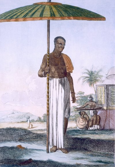 Portador de la casta Ouriah de Franz Balthazar Solvyns