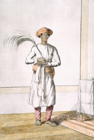 Portador de abanico, de 