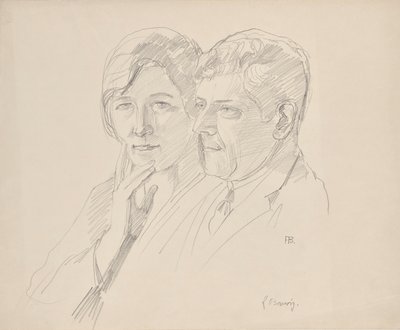 Grete Wagner-Barwig y el Dr. José Wagner de Franz Barwig d. Ä.
