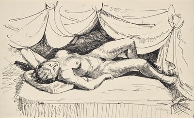 Acostado desnudo de Franz Barwig d. Ä.