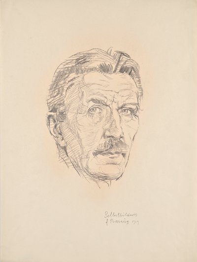 Auto retrato de Franz Barwig d. Ä.