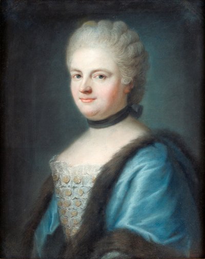 Retrato de Marie Leszczynska, Reina de Francia 1703-1768 de Franz Bernhard Frey