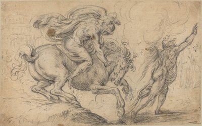 El sacrificio de Marco Curcio de Franz Cleyn