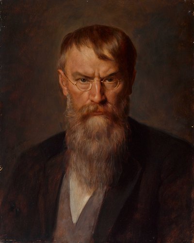 Retrato de Franz von Lenbach 1836-1904, 1907 de Franz Defregger von