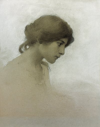 Cabeza de una niña de Franz Dvorak
