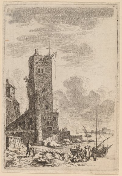 Puerto de Livorno de Franz Edmund Weirotter