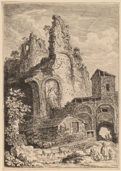 El Viejo Palacio en Tívoli de Franz Edmund Weirotter
