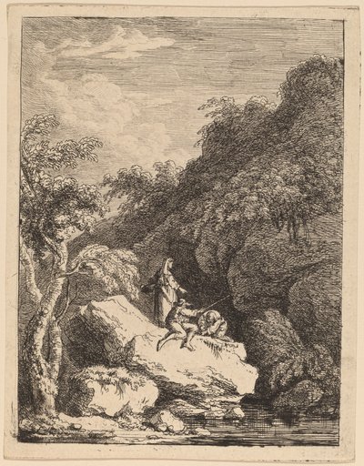 Las Afueras de Florencia, en Camino a Roma de Franz Edmund Weirotter